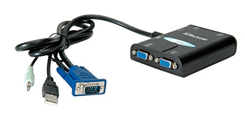 VALUE Portabler VGA Video Splitter 4fach, 450 MHz - 3