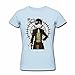 Produktbild Fashion 06 Womens Black Butler Short Sleeves T-shirts XXL