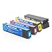 Produktbild Inkadoo Tinte kompatibel zu HP OfficeJet Pro X 451 DN CN625AE XL4x Premium Drucker-Patrone Alternativ, Schwarz, Cyan, Magenta, Gelb, 1x 9200, 3X 6600 Seiten