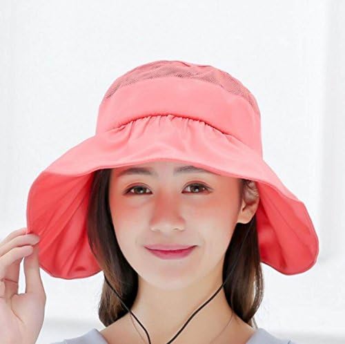 LQABW 2017 Summer New Outdoor Sun Hat A Sun Boc,WatermelonRed