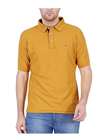 Magenta Polo Neck T-Shirt 