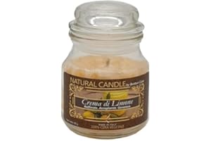 NATURE CANDLE BY BONTURI CASA NATURE CANDLE candela profumata 100% cera vegetale - Giara 90g Crema di Limone