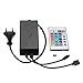 Produktbild DADEQISH AC100-240V zu DC12V 2A EU-Stecker-Stromadapter mit 24Keys IR-Fernbedienung für RGB LED-Streifen LED-Streifen