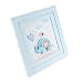 Set of Two Baby Blue Wall Hanging Pictures ideal for Boy's Nursery Decoration