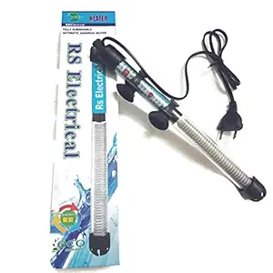 NEW HORIZON AQUARIUM ACCESSORIES RS Electrical 150 Watts Fully Automatic Glass Heater with Standby Light Indicator and Auto on and Off Facility