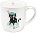 Produktbild Moses Ed, The Cat Katerfrühstück Tasse, Porzellan, weiß, 8.7 cm