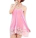 BoldnYoung Honeymoon Babydoll Lingerie and Nightwear Sexy Honeymoon Lingerie For Women / Ladies and Girls Net Babydoll Dress Sleepwear Pink RS.449.00