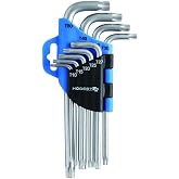 H&ouml;gert Spline Key Torx Allen Key Set 9 Pieces