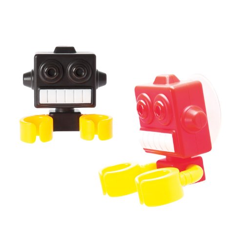Zahnbürsten- und Accessoire-Halter „Robot“ mit Saugnapf - 3