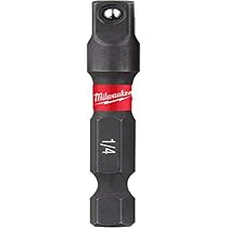 Milwaukee Shockwave Adapter 1/4" Auf 1/2" – Robuster Bits-Adapter Für Akkuschrauber & Bohrhammer
