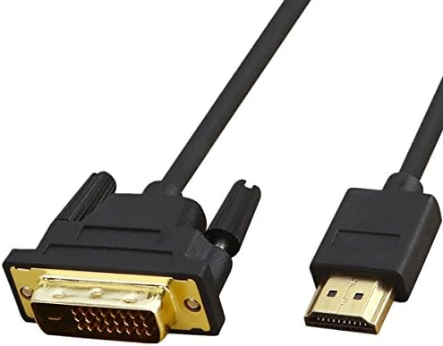 XIAOMAN HDMI to DVI Cable 1m, High Speed Bi-Directional HDMI HDTV to DVI Male to Male Support 1080P for PS3, PS4, DVD, Computer, HDTV, Projector and Graphics Card