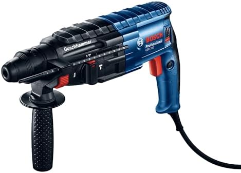 Bosch Professional Martello perforatore GBH 240 (con SDS plus, 790 W, incl. impugnatura supplementare, asta di profondità 210 mm, valigetta)