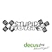 Produktbild STUPID HURTS 2 PFLASTER L 2459 // Sticker OEM JDM Style Aufkleber (Rosa)