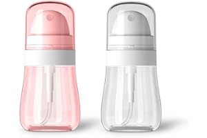 Aurdox Sprühflaschen, Wassernebel, Sprühflasche, Aerosol, feiner Nebel, gelockt, leer für Pflanzen, Haustiere, Reinigung, 2 Stück/50 m