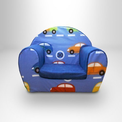 Ready Steady Bed Childrens Toddlers Foam Armchair, Traffic Express