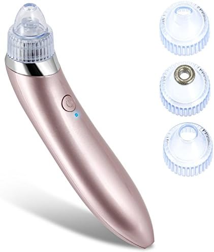 Adorishe Blackhead Electric Multifunction Facial Pore Cleanser Removal Skin Peeling Acne Remover Comedo Suction Vacuum Acne Comedone Extractor Machine Tool (Rose Gold)