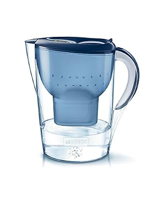 BRITA, Carafe Filtrante, Marella, 3.5L, 1 Cartouche Filtrante MAXTRA+ incluse - Bleu