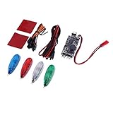 Quadcopter / Multirotor Drone Piezas de repuesto Fix Wings Luz de navegación 12V