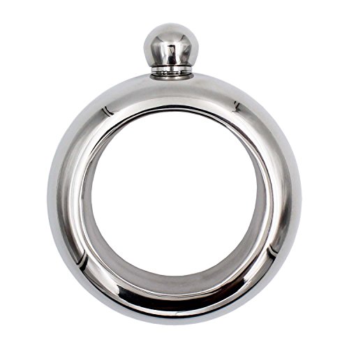 lanshulan 304 Edelstahl Armband Flachmann und Trichter Set 3,5 Oz