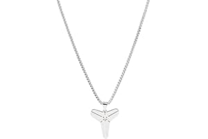 GAUEIOUR Kobe Memorial Sport Pendentif de bijoux pour hommes et enfants, cadeau pour fans, chaîne en acier inoxydable, collier de basket-ball, pendentif étoile de basket-ball, collier de bourgeons, acier