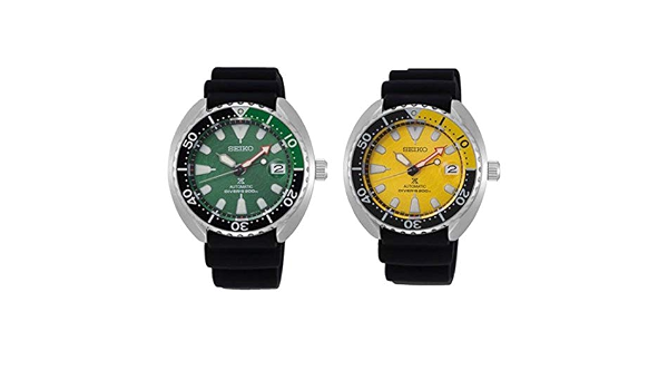 Seiko Prospex Mini Turtle Limited Edition Zimbe No.10 - Diver automatico  SRPD17K1+SRPD19K1 : Amazon.it: Orologi