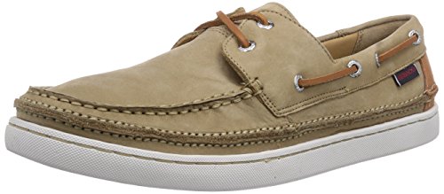 Sebago RYDE Two Eye, Náuticos para Hombre, marrón-Braun NBK/Tan Lea, 44 EU