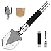 Produktbild Overmont Mini Multifunktional Militärschaufel Klappspaten Schaufel Survival Spaten für Garten Wandern Camping Ausflug Rucksackreisen Outdoor mit Transporttasche