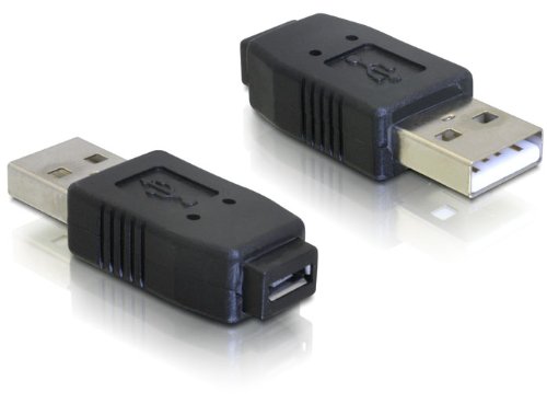 DELOCK Adapter USB micro-A+B Buchse zu USB2.0-A Stecker