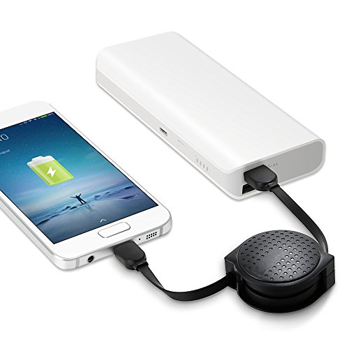 Einziehbares USB-C-Kabel, Higoo Typ C bis USB 3.0 Erweiterung Schnelles Ladekabel mit Cord Winder USB-Kabel Organizer Schnelle Daten Sync Cord für OnePlus 3 Lumia 950 950XL Nexus 5x 6P Pixel Macbook Schwarz (Schwarz) - 7