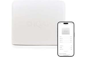 IQAIR Appareil de Mesure de la Pollution de l'air à l'extérieur [PM1, PM2.5, PM10, température, humidité, Pression atmosphérique, CO2 en Option], Smart Air Quality Monitor [Wi-FI, WLAN, App]
