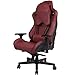 Produktbild AGTRRYHZ E-Sport Stuhl, Computer Stuhl Nylon Fuß Material Kunstleder Material Höhenverstellbare Kopfstütze Drehbare Hebearmlehne 360   ° Drehung Rot/Mit Kopfstütze
