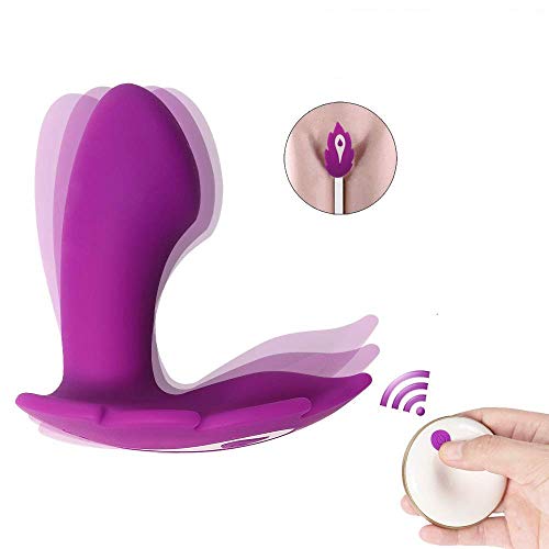 Wireless Remote Control G-Point Vibrator for Clitoris Stimulation with 10 Vibrating Mode Rechargeable Waterproof Dildo Vibrator Portable Vagina Massager Sex Toy for Female Masturbation