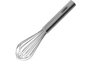 FMPROFESSIONAL FM Professional 21886 Fouet, Fouet cuisine, Fouet inox, Fouet professionnel, Ustensile de cuisine, Acier inoxydable, Argenté, 25 cm