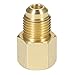 Produktbild R134A Refrigerant Tank/Vacuum Pump Adapter to R12 Fitting Adapter 1/2" Female Acme to 1/4" Male Flare Adaptor