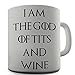 Produktbild acen "Game of Thrones Funny Tyrion Lannister I Am The God Of Tits and Wine" Tasse aus Keramik, weiß, 11 Oz