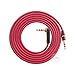 Price comparison product image Replacement RED 3.5mm Straight - L Bend Jack Audio AUX Cable Cord Wire Lead for Beats Dr Dre