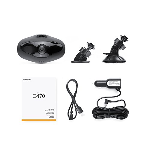 APEMAN Mini Car Camera Dash Cam 1080P Full HD Video Recorder with Sony Sensor, 650NM Lens, WDR, Loop Recording, Motion Detection, Park Monitor and G-Sensor