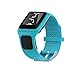 Produktbild Ersatz Weich Silikon Gel Watch Band Strap Sport Armband für TomTom Runner/Multi Sport/Cardio GPS Strap Running Smartwatch (One Size), blau
