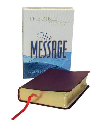 Message Pocket Bible-MS: The Bible in Contemporary Language (Th1nk LifeChange): Written by Eugene H. Peterson, 2004 Edition, (Poc) Publisher: NavPress Publishing Group [Bonded Leather]