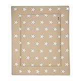Baby's Only 910299 Laufgittereinlage Stern beige / Weiss 75x95 cm