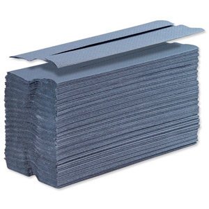 5 Star230 x 305 mm 1-Ply C-Fold Hand Towel, Blue