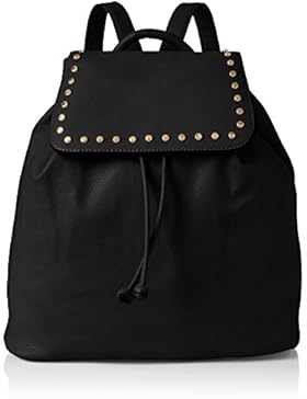 Miss Selfridge Damen Rucksack, Schwarz (Black), 36x14x33 cm