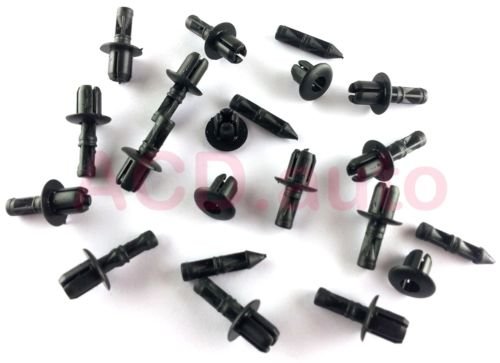 Preisvergleich Produktbild ACD.Clip 66824–01G00 Schutzblech-Halteclips, Nylon-Kunststoff, Suzuki GSX-R Yamaha YZF R1 R6, 30 Stück