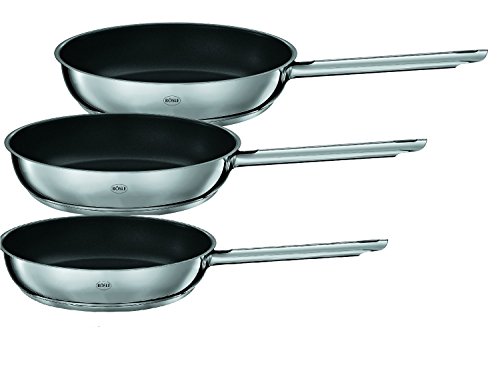 Preisvergleich Produktbild Rösle Pfannen "Elegance" Serie 3-teilig Keramikbeschichtet, schwarz