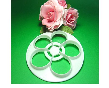 Ausstecher ROSEN BLUMENAUSSTECHER TORTENDEKO Marzipan Fondant Torte + 6 Tlg. - 3
