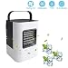 Produktbild Persönlicher Weltraum Luftkühler, 4 in 1 Tragbare Klimaanlage, 3 Speed Kühlung Ventilator, LCD-Display, Den Desktop Verdunstungs Luftbefeuchter Luftreiniger, USB, Leise, Kein Durchsickern,Black