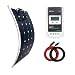Produktbild giosolar 100 W Flexibles Solar Panel Kit für Boot Caravan Wohnmobil 12 V 20 A MPPT Solarladeregler Solarmodul Solarpanel