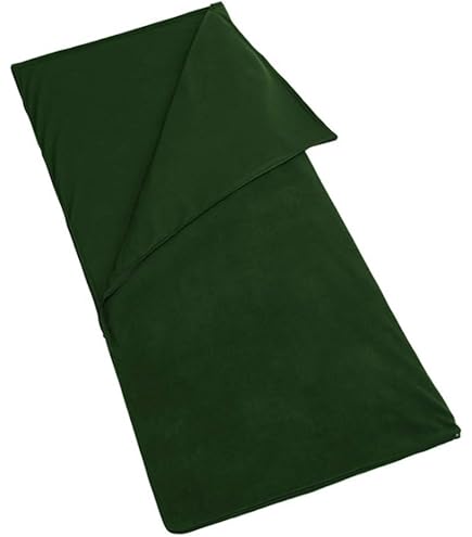 Sacco Pelo Campeggio Trekking Sacco A Pelo In Pile Polare Folpus - Leggero E Caldo Per Campeggio E Escursionismo Rivestimento Caldo Tenda