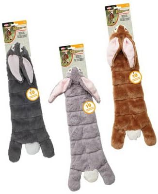 Spot Ethical Skinneeez Tons of Squeakers Rabbit Plush 19in Dog Toy