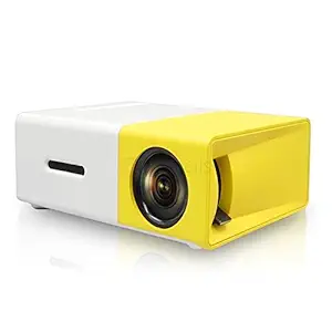 SEVEN X Mini LED Projector YG300 (600 Lumens Video 1080P) with High Resolution HDMI/USB/SD/AV Input